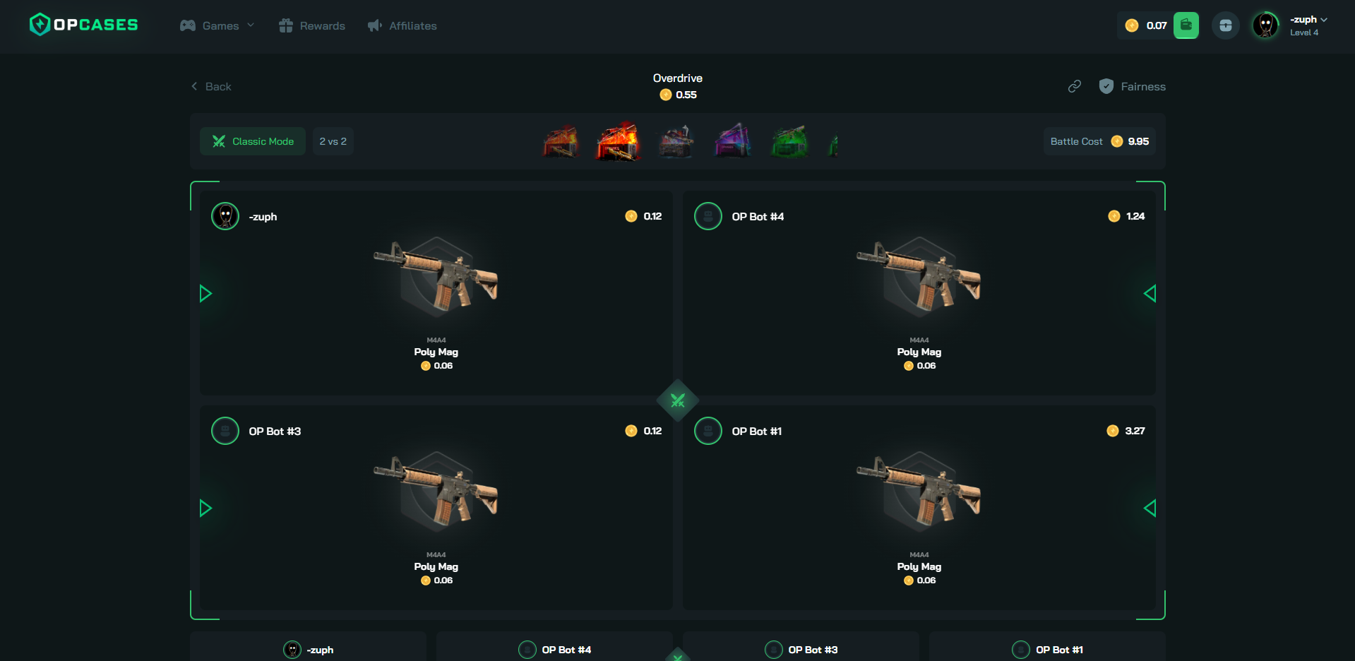 OPCases Battle Screenshot