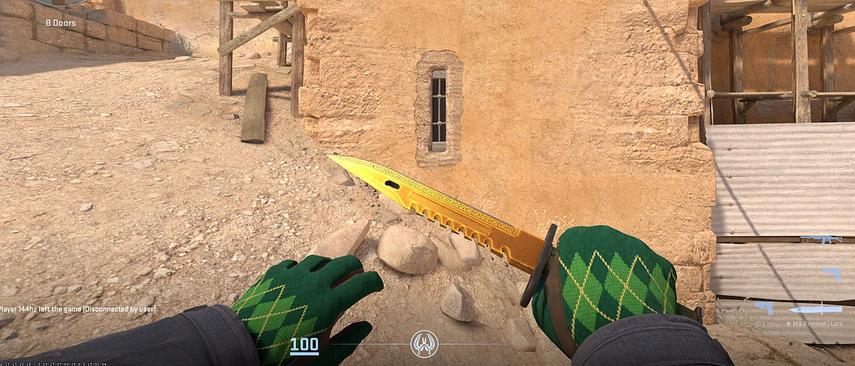 Driver Gloves Hand Sweaters with M9 Bayonet | Lore in CS2