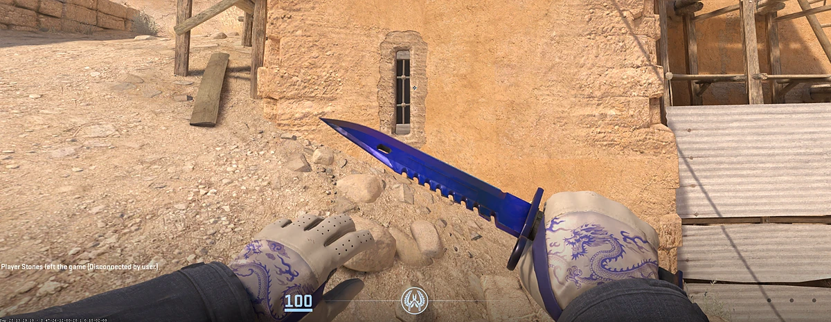 Driver Gloves Wave Chaser with M9 Bayonet | Doppler Phase 4 in CS2