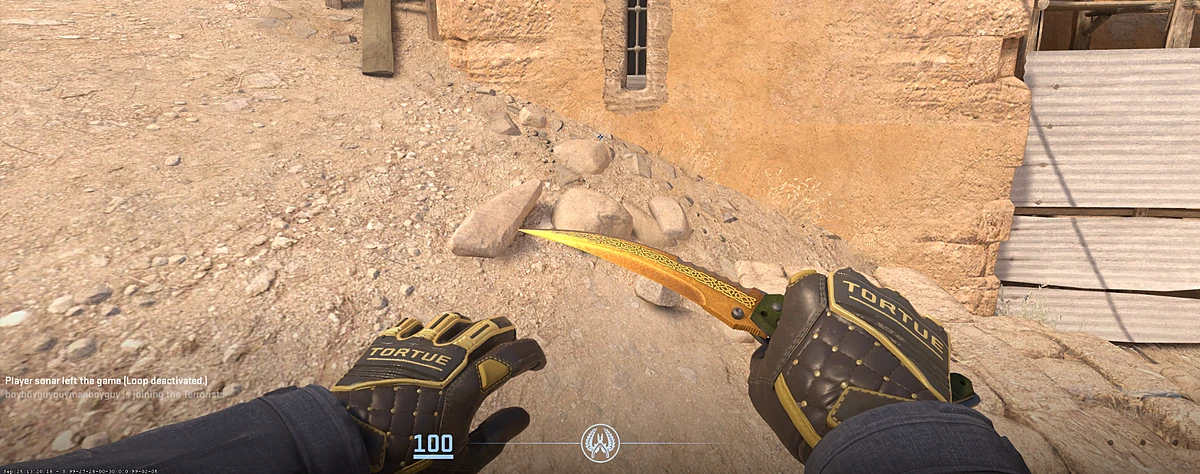 Specialist Gloves Chocolate Chesterfield with Flip Knife | Lore in CS2
