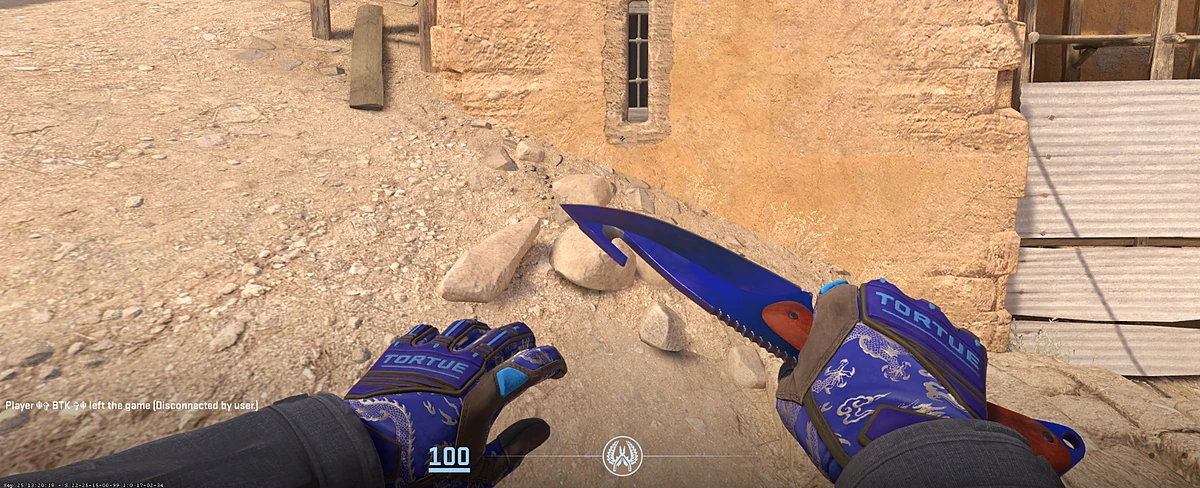 Specialist Gloves Cloud Chaser with Gut Knife | Doppler Phase 4 in CS2