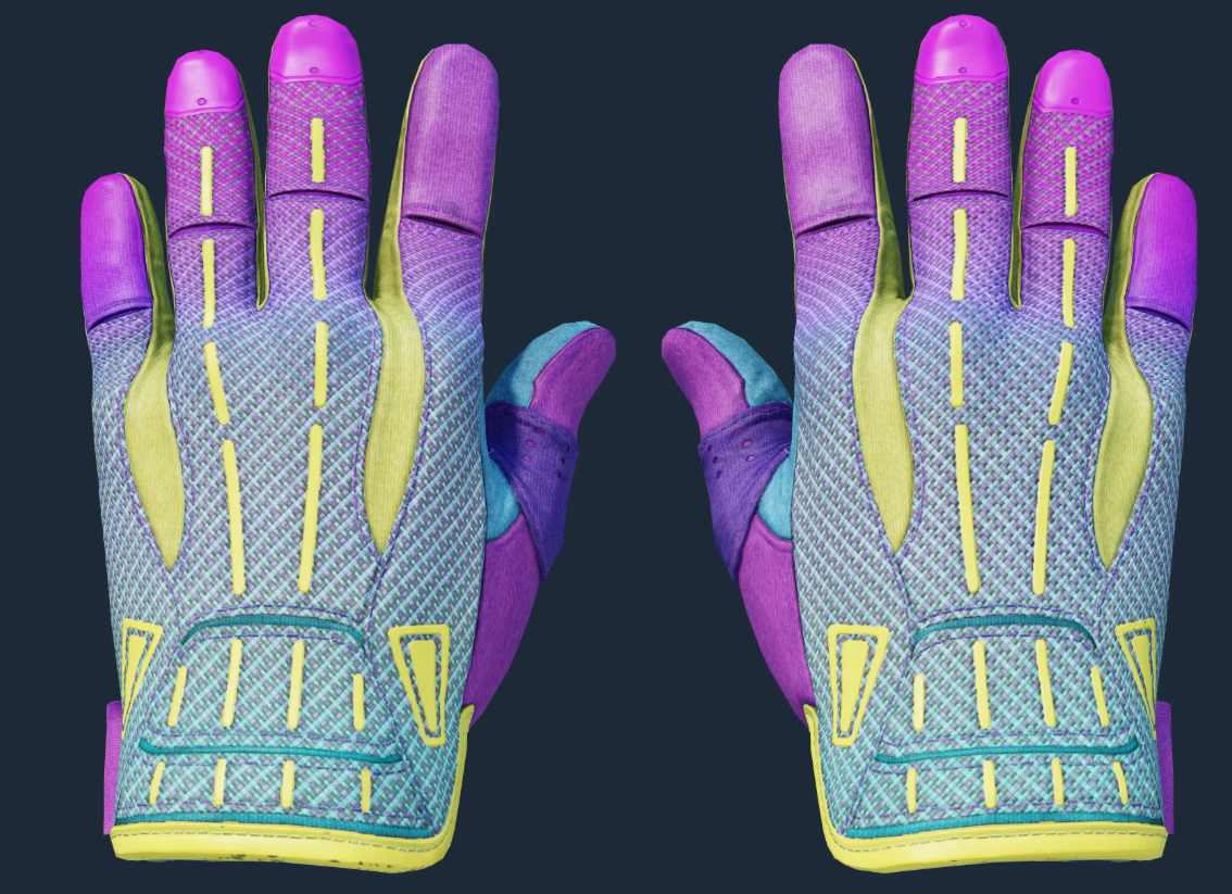 Sport Gloves Ultra Violent Pattern 344 — Tier 1 Max Blue