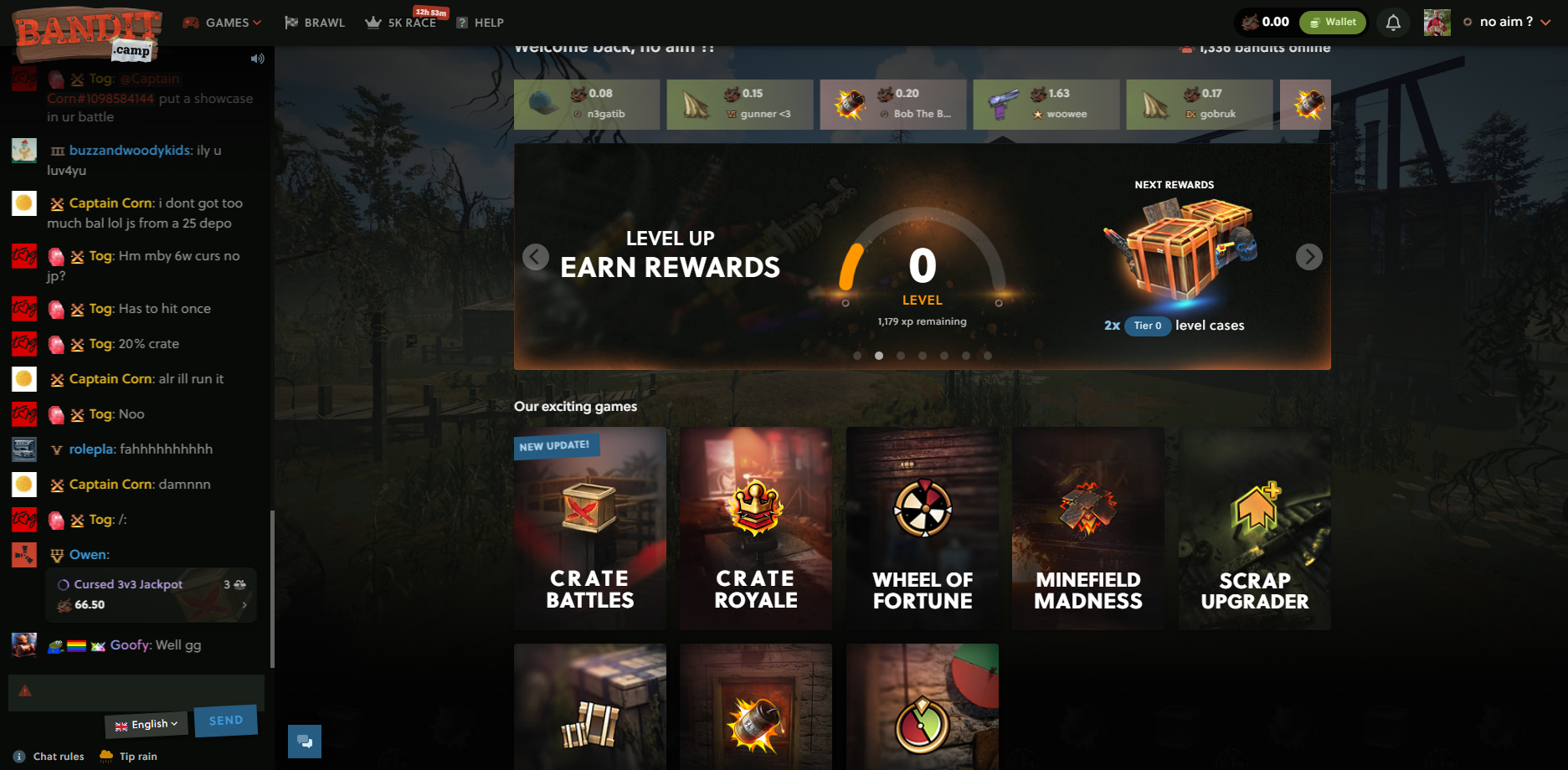 Bandit Camp Homepage