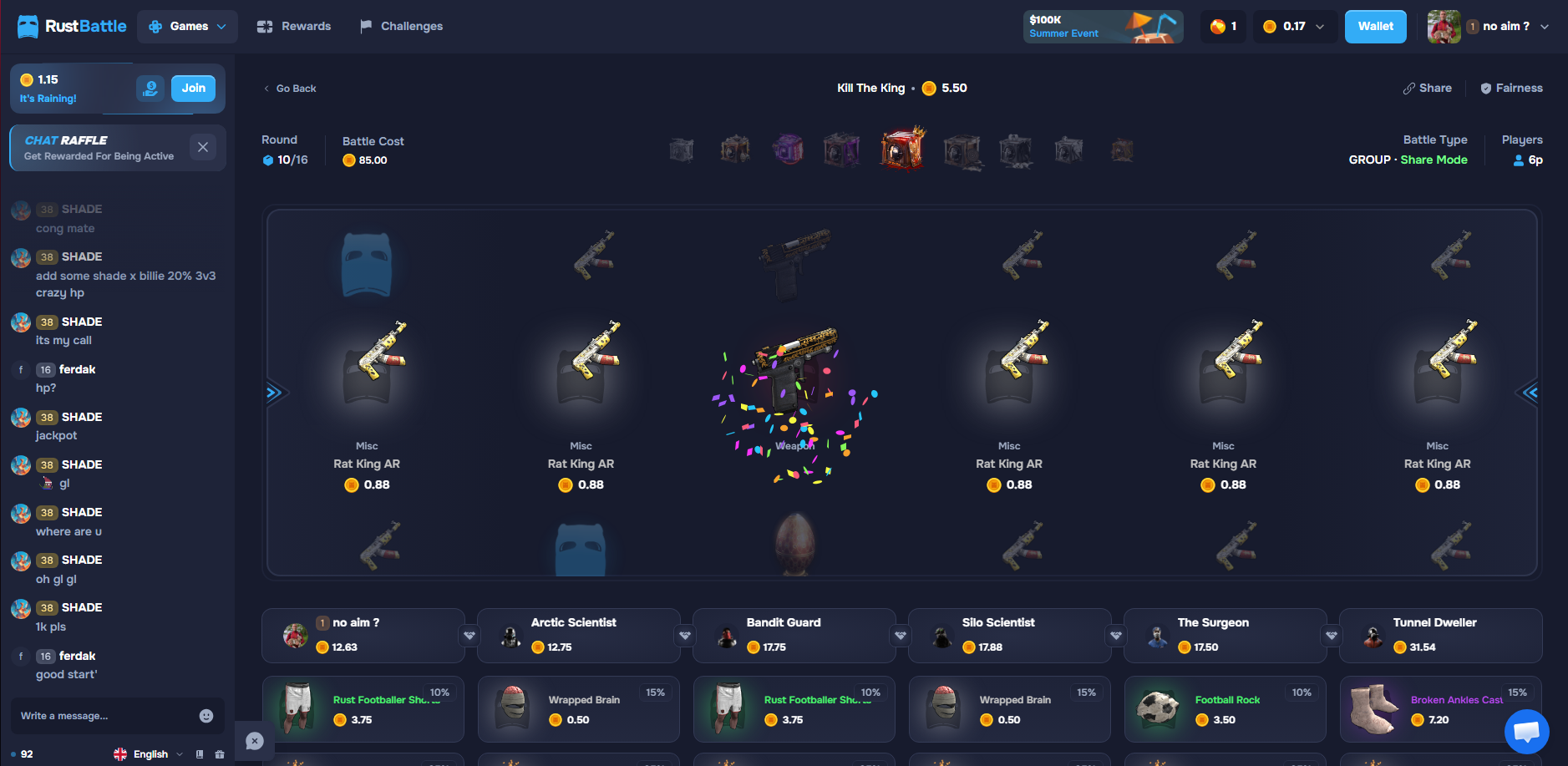 RustBattle Case Battles