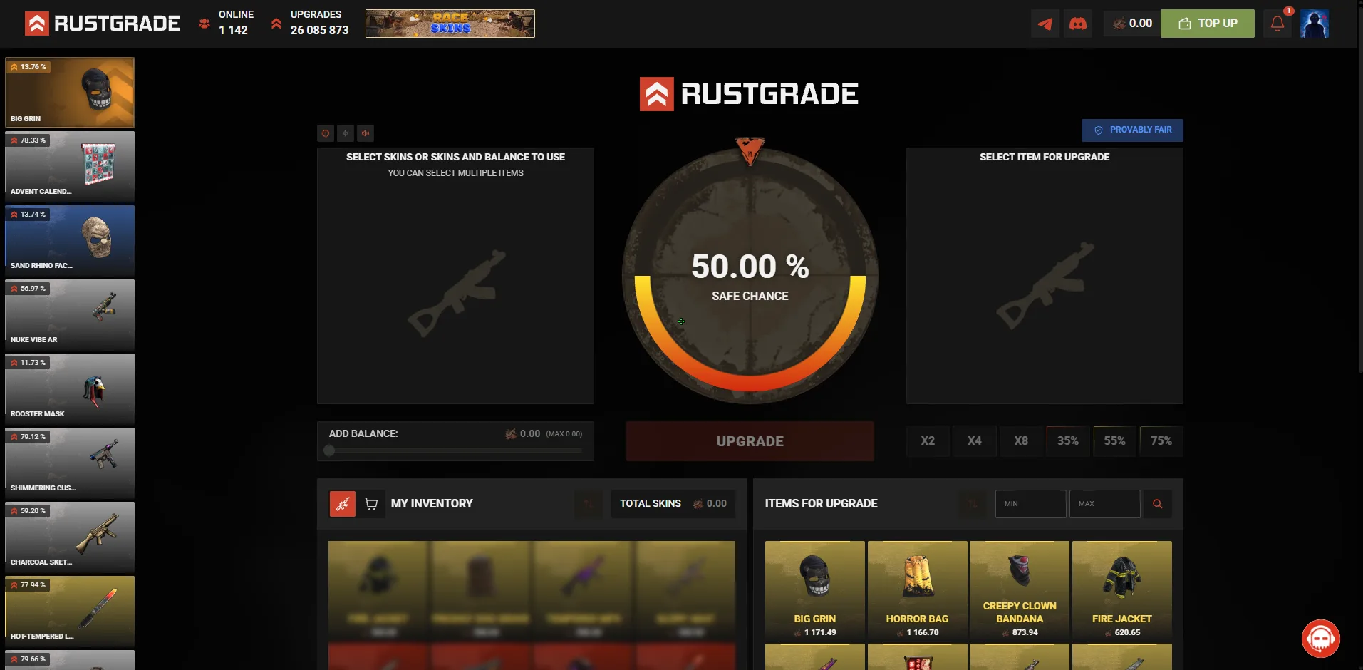 RustGrade upgrader