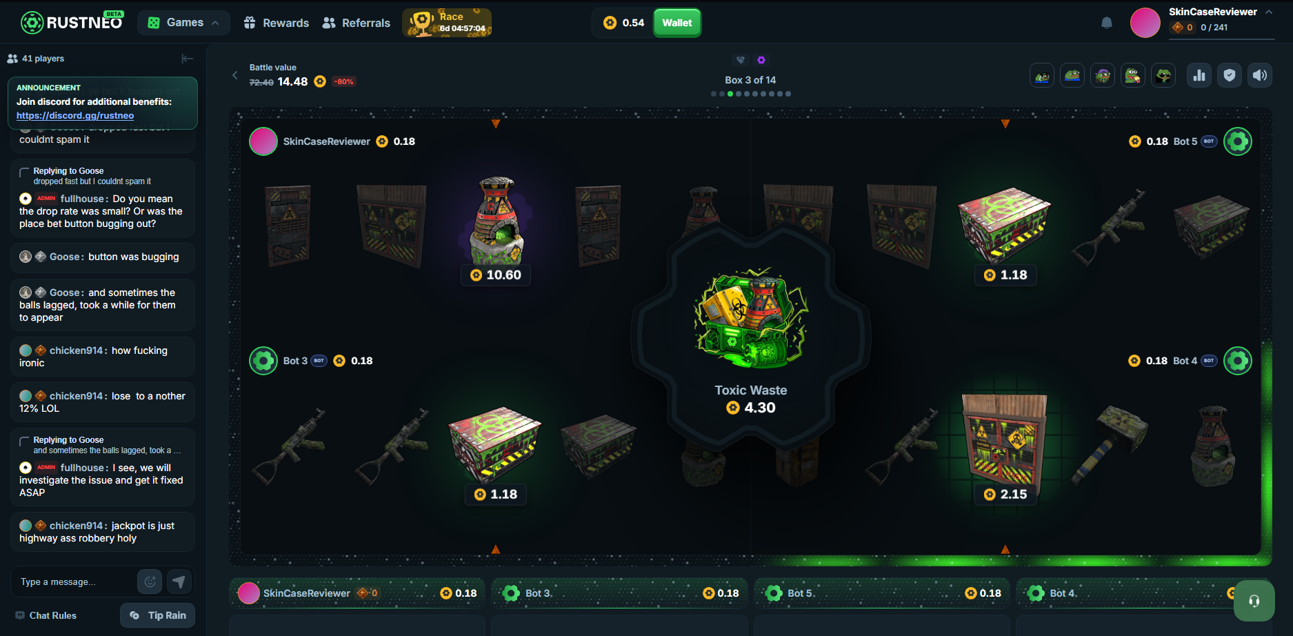 RustNeo Case Battle