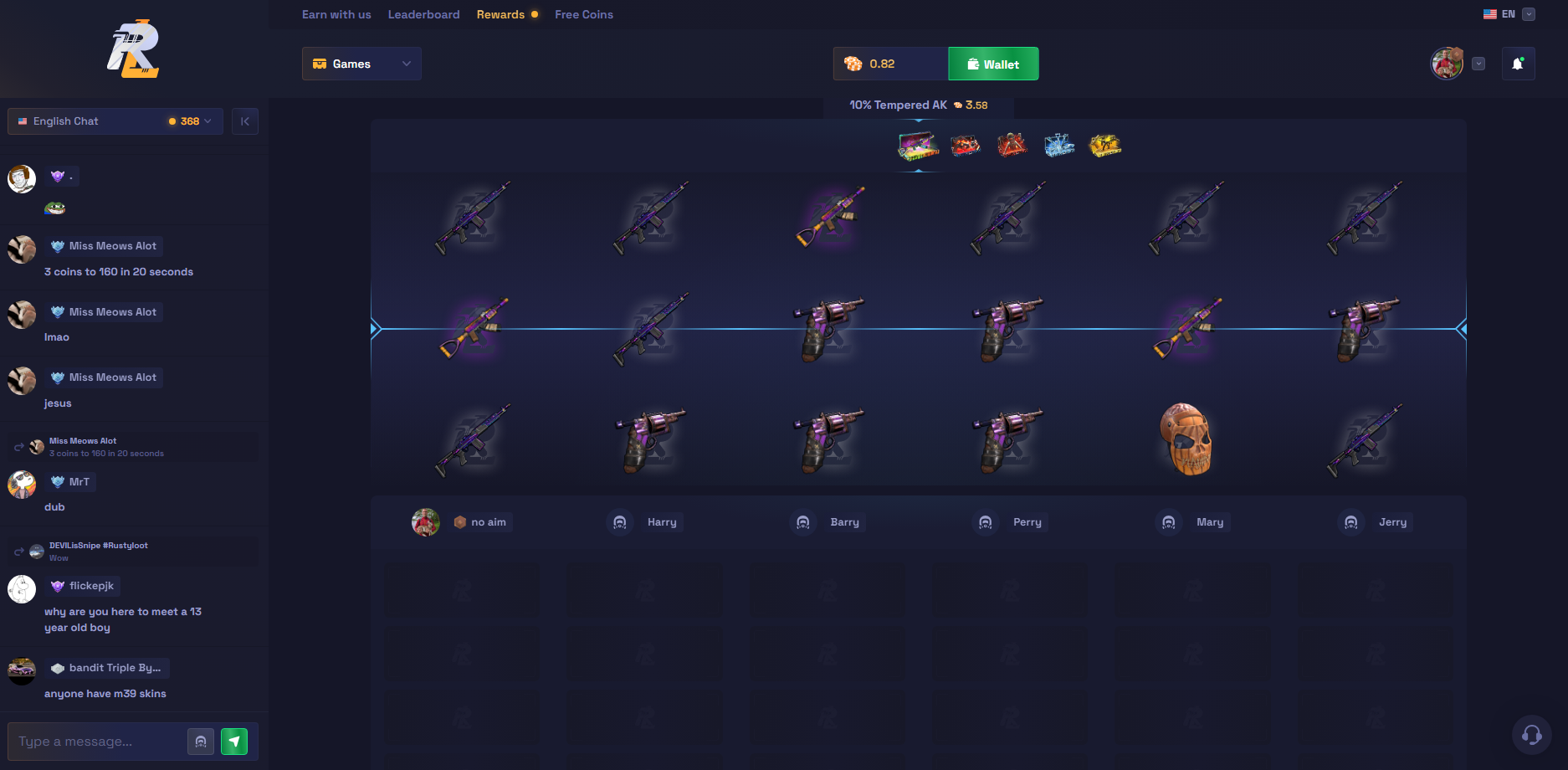 Rustyloot Case Battles