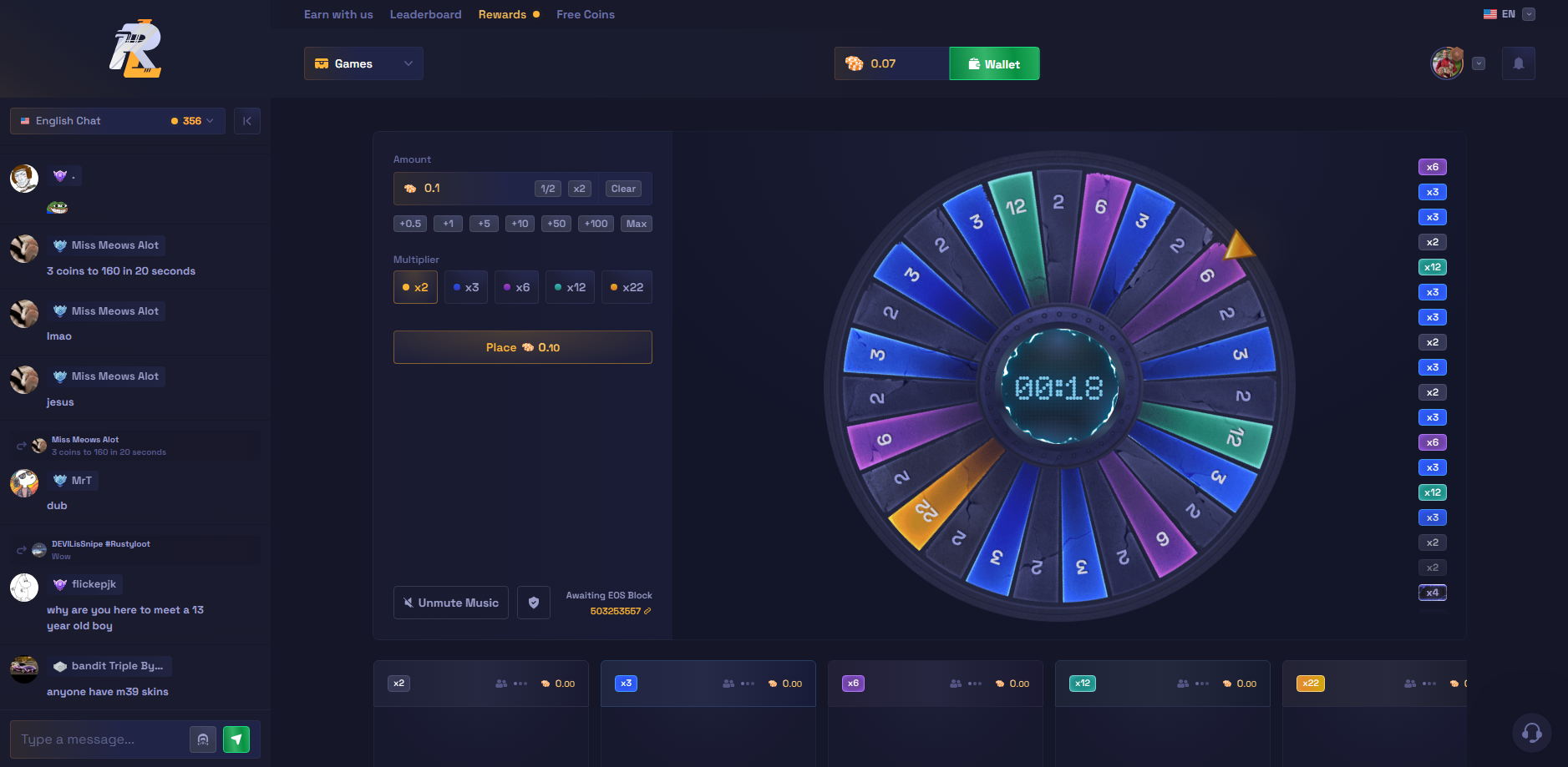 Rustyloot Wheel